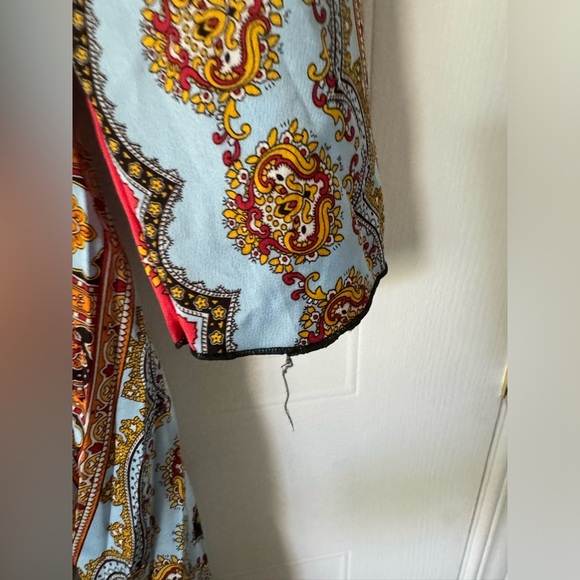 Beautiful vibrant coloured midi dress Dex dress Size M - Picture 2 of 8